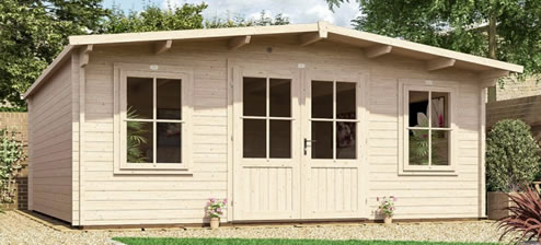 a shed ready made for a man cave