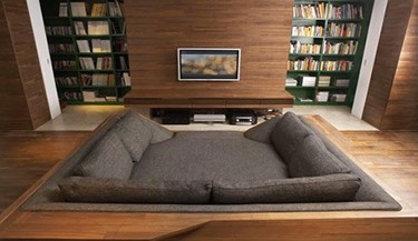 cool man cave movie pit