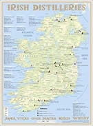 Irish distilleries poster