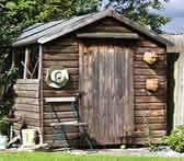converted garden man shed