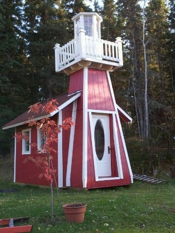 The lighthouse she shed