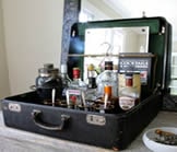 suitcase bar