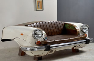 upcycled vehicle furniture