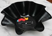 vinyl record upcycled as snack bowl