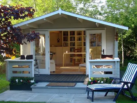 Large she shed office