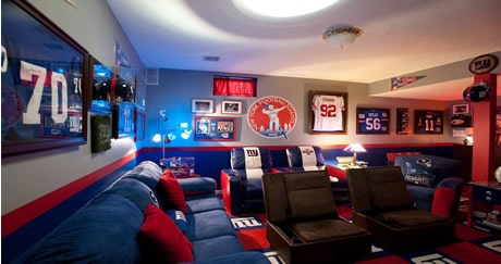 Garage pour homme de football