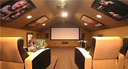 cinema attic man cave