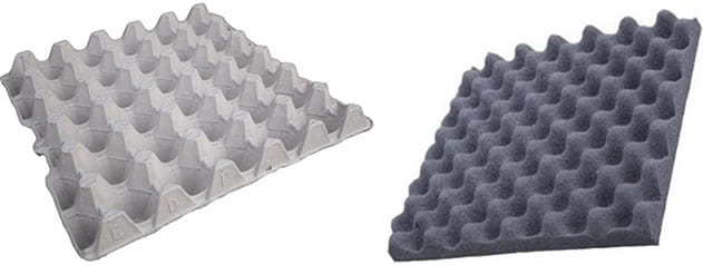 egg carton vs egg crate foam
