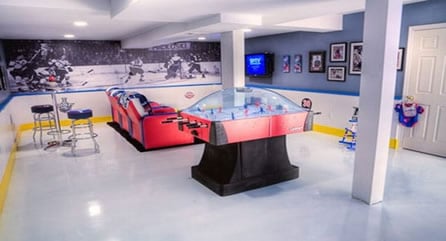 hockey man cave