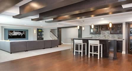 large basement bar idea