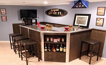 small basement bar idea