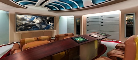 star trek man cave cinema
