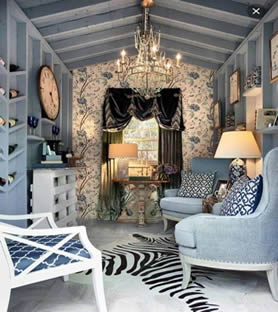 classy she shed interior design idea