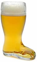 glass beer boot