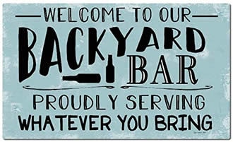 man cave bar sign