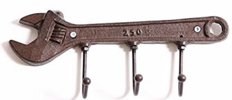 vintage wrench key holder