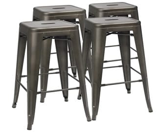 Industrial style bar stools