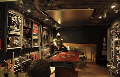 Star Wars man cave