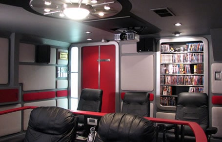 Star trek home theater man cave