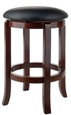 Traditional round bar stool