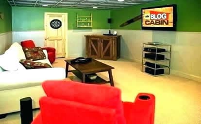budget man cave idea for a small room