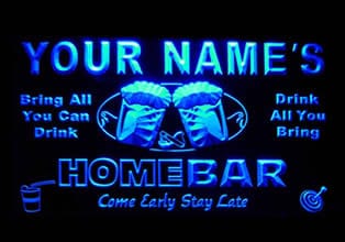 man cave bar neon sign