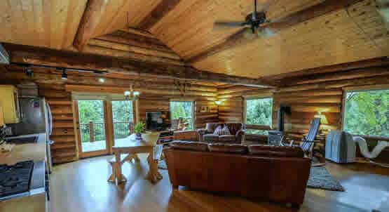 modern rustic man cave