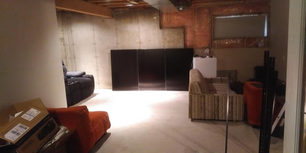 sci-fi man cave unfinished