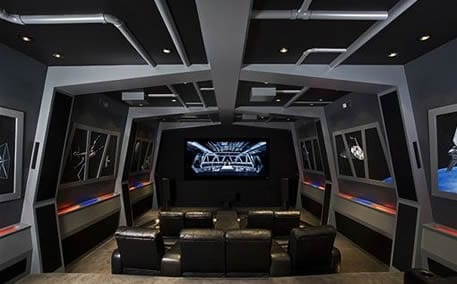 star wars man cave theater