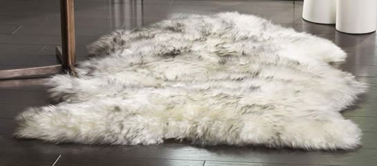 Faux animal pelts