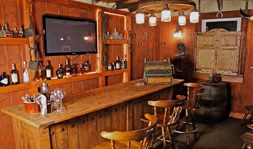 Small cowboy man cave