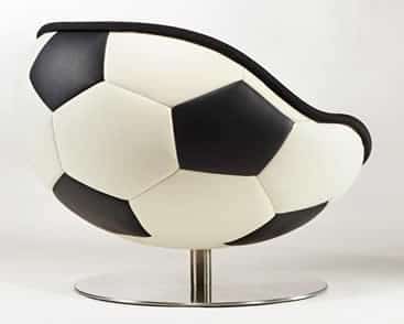 soccer ball chair and ottoman