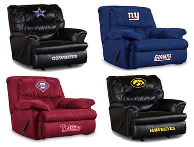 Sports logo recliners