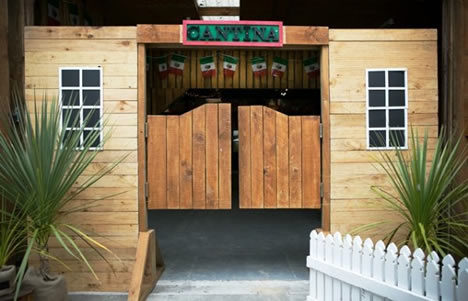 saloon man cave in basement