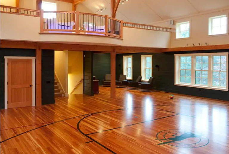 Basketball man cave