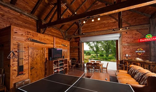 Best rustic man cave