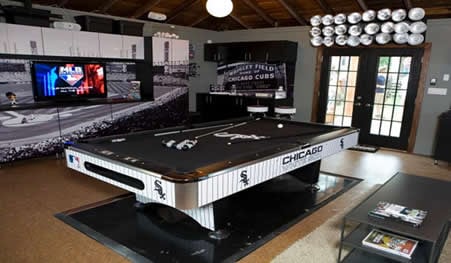 Chicago White Sox baseball man cave