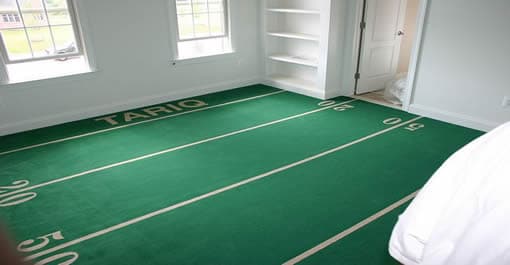 Football field carpet