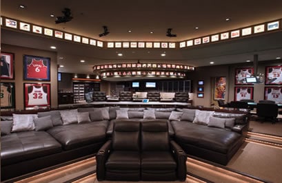 Jersey basketball man cave