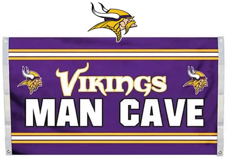 Vikings Man Cave Sign