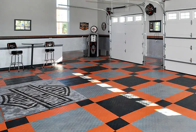 man cave flooring