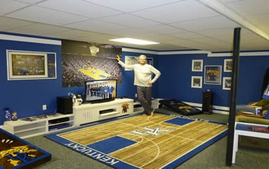 university of kentucky basketball man cave