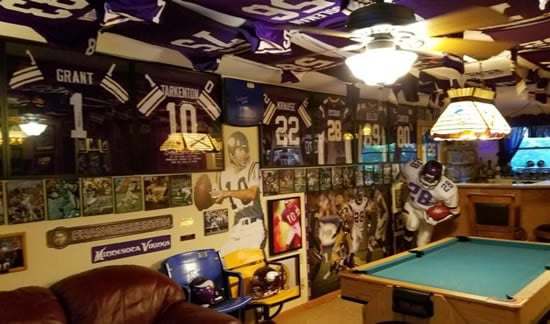 vikings jerseys man cave