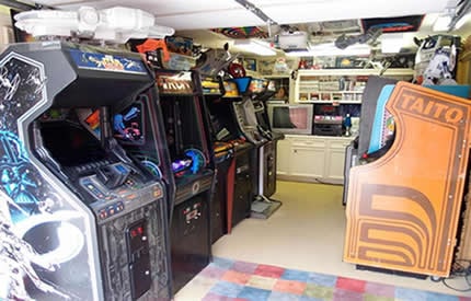 Arcade machine man cave