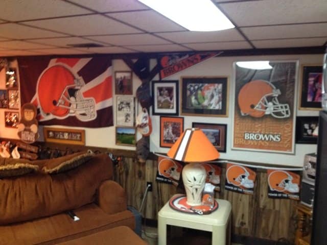 Cleveland Browns man cave