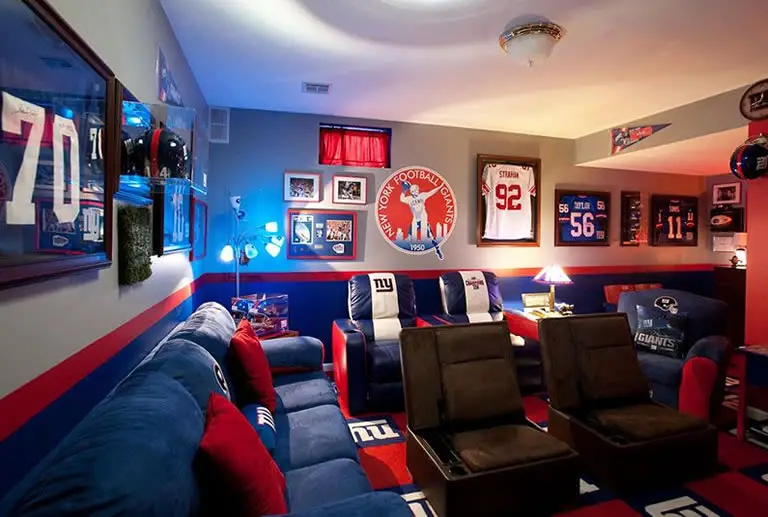 NFL man cave idea