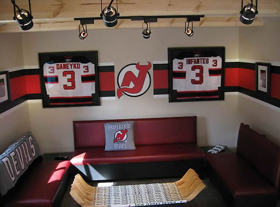 Puck perfect ice hockey man cave